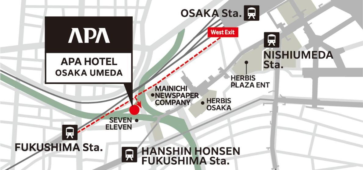 Apa Hotel Osaka Umeda Kültér fotó